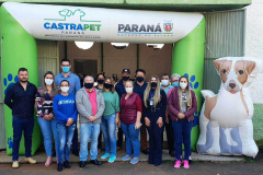 O Programa Permanente de Esterilização de Cães e Gatos ? CastraPet Paraná está sendo um sucesso nos municípios. Nesta terça e quarta-feira (17 e 18) 116 animais foram castrados gratuitamente em Clevelândia, região Sudoeste do Estado. - Clevelândia, 18/08/2021  -  Foto: SEDEST