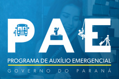 As empresas beneficiadas pelo auxílio emergencial oferecido pelo Governo do Paraná têm até esta quarta-feira (25) para pedir o resgate do valor e receber a parcela do recurso ainda neste mês de agosto. - Foto/Arte: SEFA