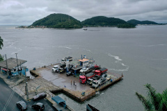 DER altera tráfego de veículos no ferry boat de Guaratuba. Foto: Alessandro Vieira/AEN