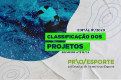PROESPORTE divulga pontuação dos projetos do Edital 01/2020. Foto: PR Esporte