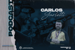 PODCAST: Carlos Garletti, referência nacional no tiro esportivo  -  Foto/Arte: Paraná Esporte
