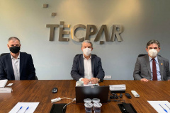 O Tecpar recebeu o secretário de Inovação, Aceleração Econômica, Turismo e Comunicação de Maringá, Marcos Cordiolli.  -  Curitiba, 23/09/2021  -  Foto: Tecpar