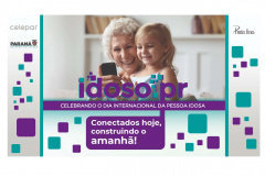 Celepar promove ação para celebrar o Dia Internacional da Pessoa Idosa  -  Curitiba, 30/09/2021  -  Foto: Celepar