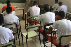 Mais de 4 mil presos fazem prova para certificação de competência de jovens e adultos. Foto: José Fernando Ogura/AEN