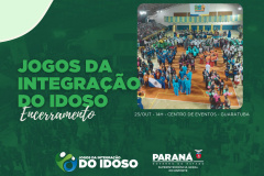 Jogos da integração do Idoso encerram neste sábado, em Guaratuba
 - Curitiba, 22/10/2021 - Foto: Esporte Paraná