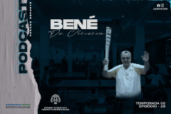 Novo podcast da Paraná Esporte é com Bené de Oliveira, ícone do tênis de mesa. Foto: Paraná Esporte